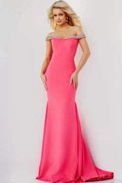 Jovani Style #08436 -Anna Dress Sales 08436 d f fuchsia.2000 scaled