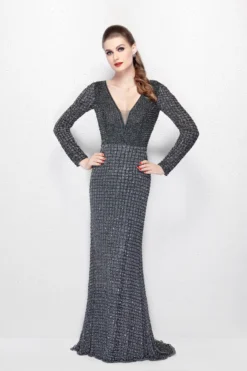 Primavera Couture Style #1961 -Anna Dress Sales 1961 charcoal1.2000 scaled