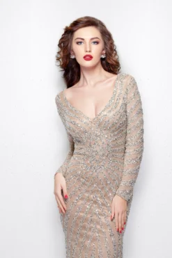 Primavera Couture Style #1963 10 Primavera Couture Style #1963 -Anna Dress Sales 1963 beige2.2000 scaled