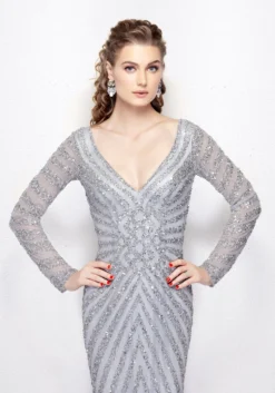 Primavera Couture Style #1963 9 Primavera Couture Style #1963 -Anna Dress Sales 1963 platinum2.2000 scaled