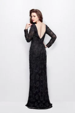 Primavera Couture Style #1971 -Anna Dress Sales 1971 black2.2000 scaled