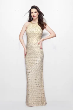 Primavera Couture Style #1974 -Anna Dress Sales 1974 nuegold1.2000 scaled