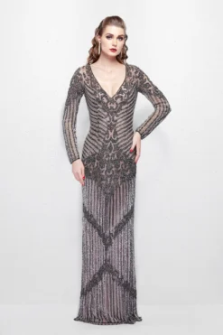 Primavera Couture Style #1975 -Anna Dress Sales 1975 pewter 1.2000 scaled