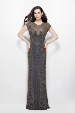 Primavera Couture Style #1976 7 Primavera Couture Style #1976 -Anna Dress Sales 1976 charcoalgold1.2000 scaled