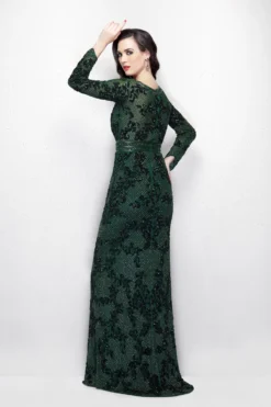 Primavera Couture Style #1990 -Anna Dress Sales 1990 forestgreen2.2000 scaled