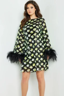 Jovani Style #220760 -Anna Dress Sales 220760 blackmulti 3.2000 scaled