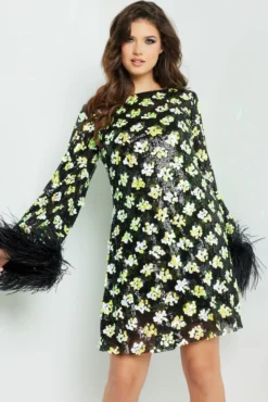 Jovani Style #220760 -Anna Dress Sales 220760 blackmulti 7.2000 scaled