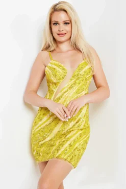 Jovani Style #22919 7 Jovani Style #22919 -Anna Dress Sales 22919 yellow .2000 scaled