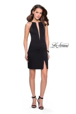 La Femme Style #26657 -Anna Dress Sales 26657 black f2.2000 scaled