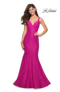 La Femme Style #27623 7 La Femme Style #27623 -Anna Dress Sales 27623 hotpink f.2000 scaled
