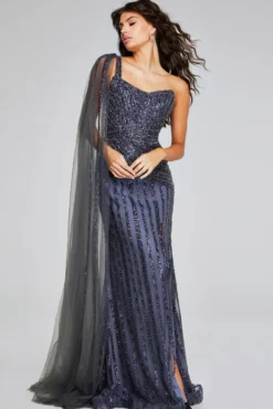 Jovani Style #39386 -Anna Dress Sales 39386 gunmetal 22.2000 scaled