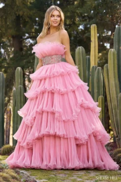Sherri Hill Style #55635 -Anna Dress Sales 55635 candy pink 52097.2000 scaled