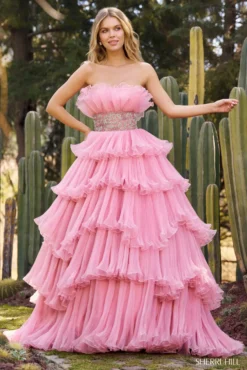 Sherri Hill Style #55635 -Anna Dress Sales 55635 candy pink 52100.2000 scaled