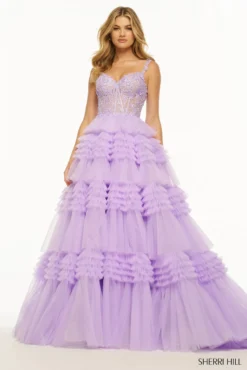 Sherri Hill Style #56019 -Anna Dress Sales 56019 lilac 53110.2000 scaled