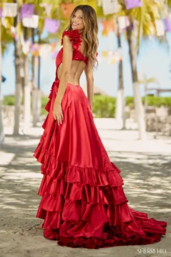 Sherri Hill Style #56057 -Anna Dress Sales 56057 red 53310.2000 scaled