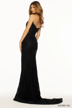 Sherri Hill Style #56063 -Anna Dress Sales 56063 black 53012.2000 scaled