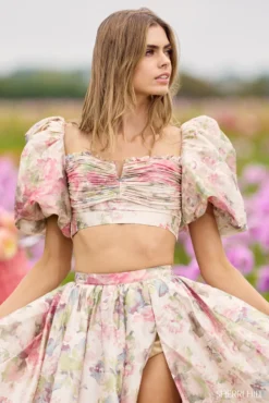 Sherri Hill Style #56248 8 Sherri Hill Style #56248 -Anna Dress Sales 56248 blush print 53791.2000 scaled