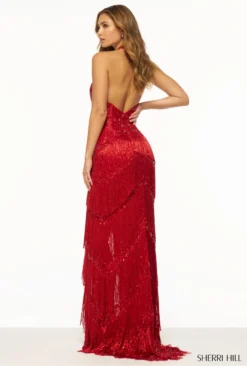 Sherri Hill Style #56387 -Anna Dress Sales 56387 red 54125.2000 scaled