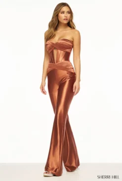 Sherri Hill Style #56402 -Anna Dress Sales 56402 copper 54131.2000 scaled